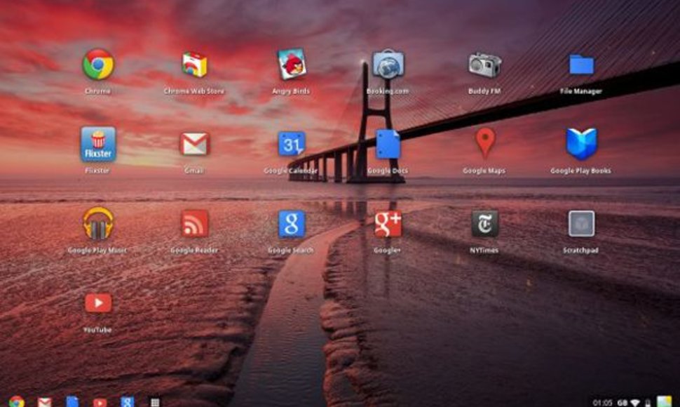 Naujoji „Chrome OS“ operacinės sistemos grafinė sąsaja „Aura“