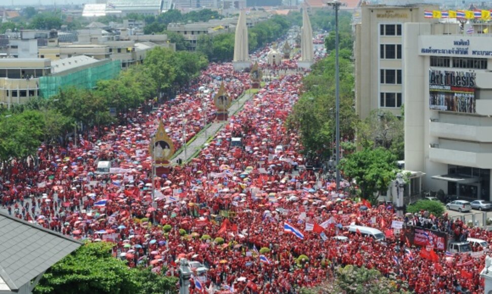 Protesto akcija Tailande