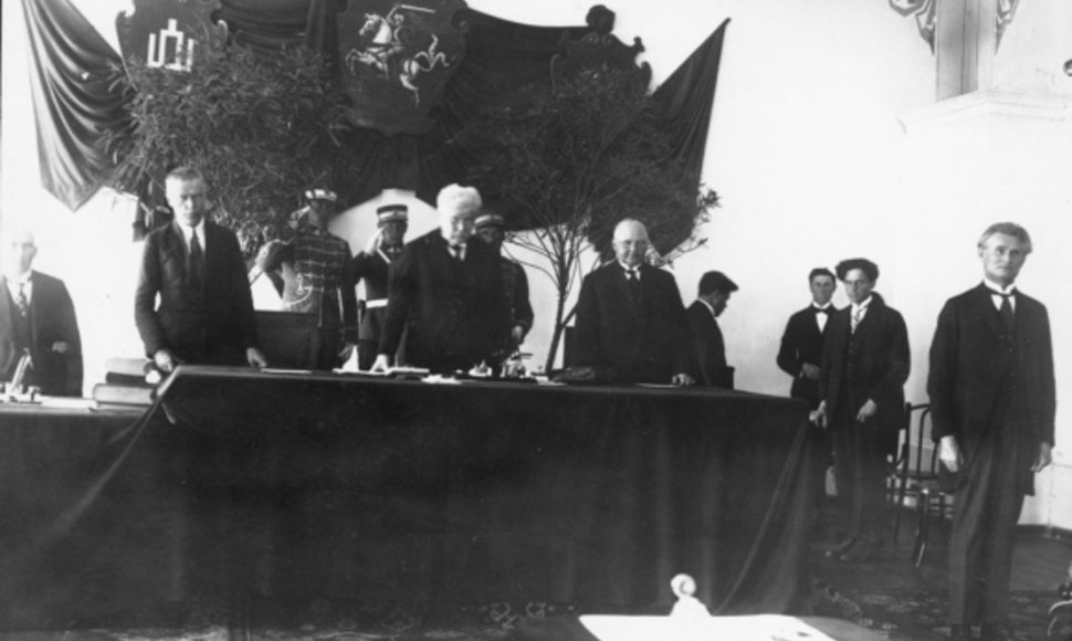 Lietuvos tarpukario prezidento Kazio Griniaus priesaika 1926 m. 