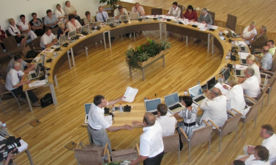 Trakų savivaldybės tarybos posėdis. 