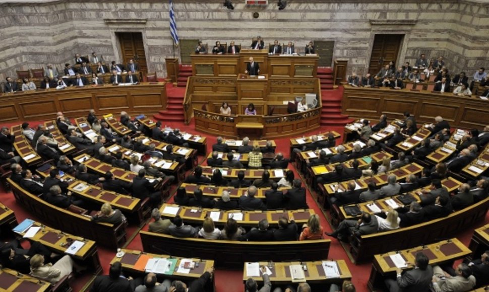 Graikijos parlamentas.