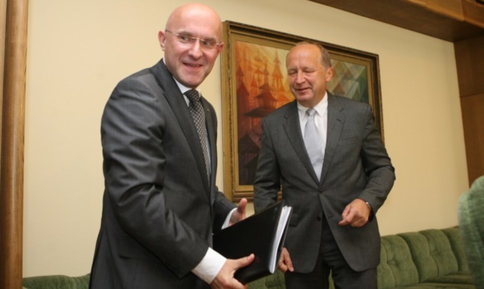 „Orlen Lietuva“ generalinis direktorius Ireneusz Fąfara susitiko su premjeru Andriumi Kubiliumi.