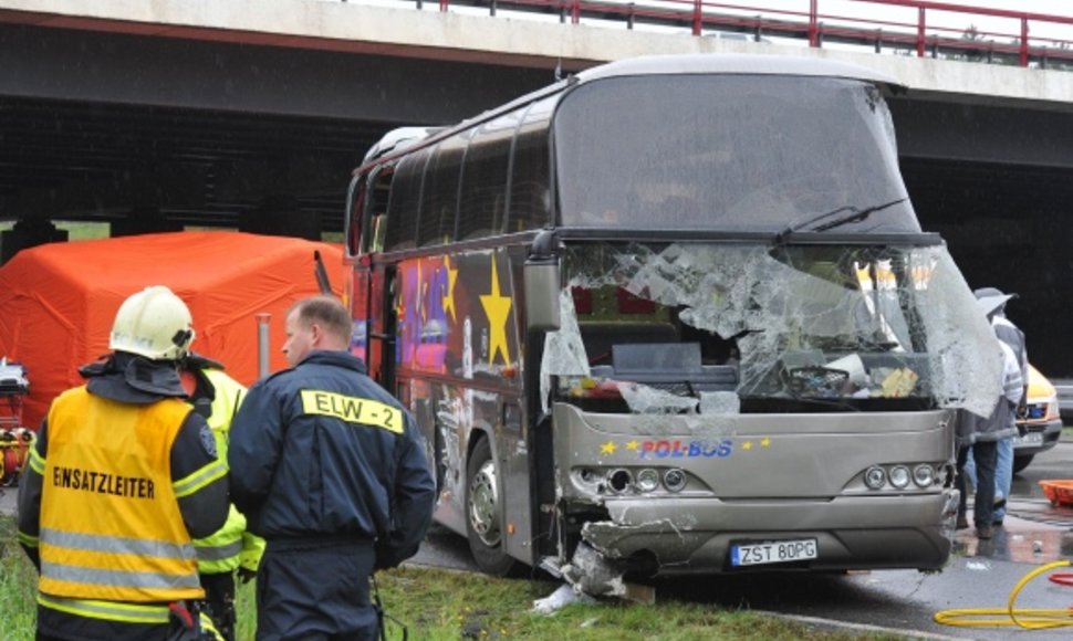 Lenkų turistus gabenęs autobusas po kelionės Ispanijoje važiavo namo. 