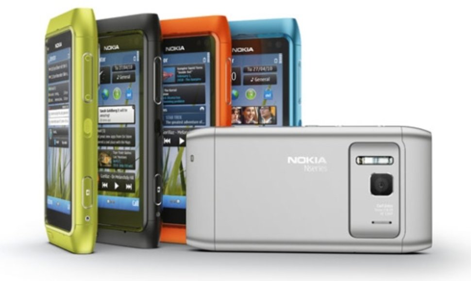 „Nokia N8“ išmanusis telefonas.