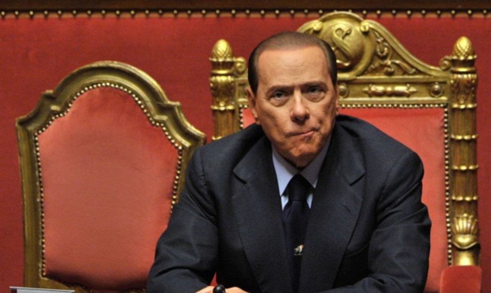 Italijos premjeras Silvio Berlusconi.