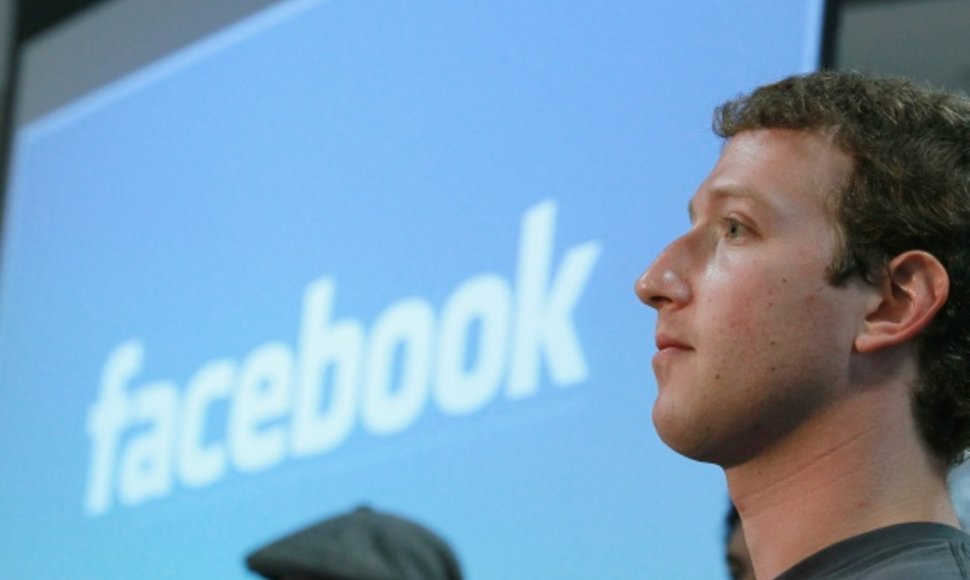 „Facebook“ įkūrėjas Markas Zuckerbergas.