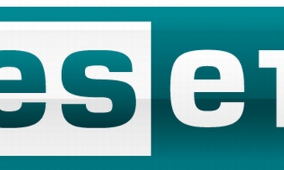 Kompanijos ESET logotipas