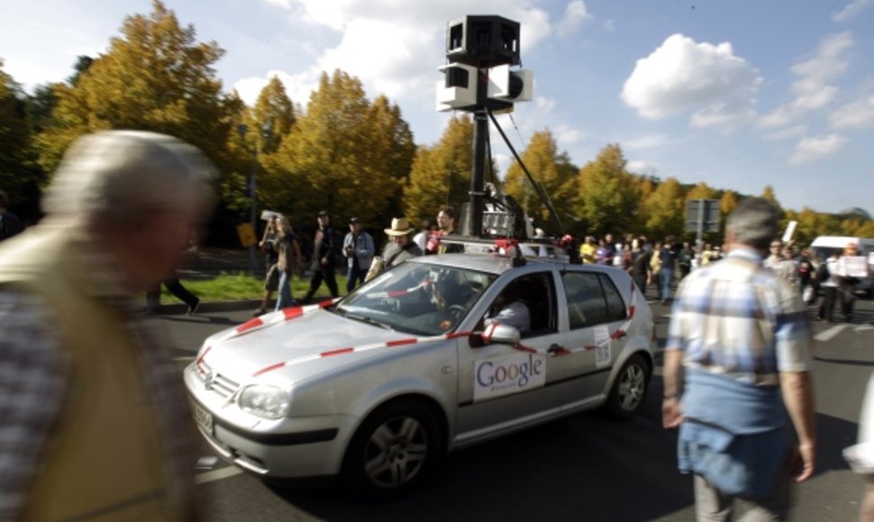 „Google Street View“ automobilis.