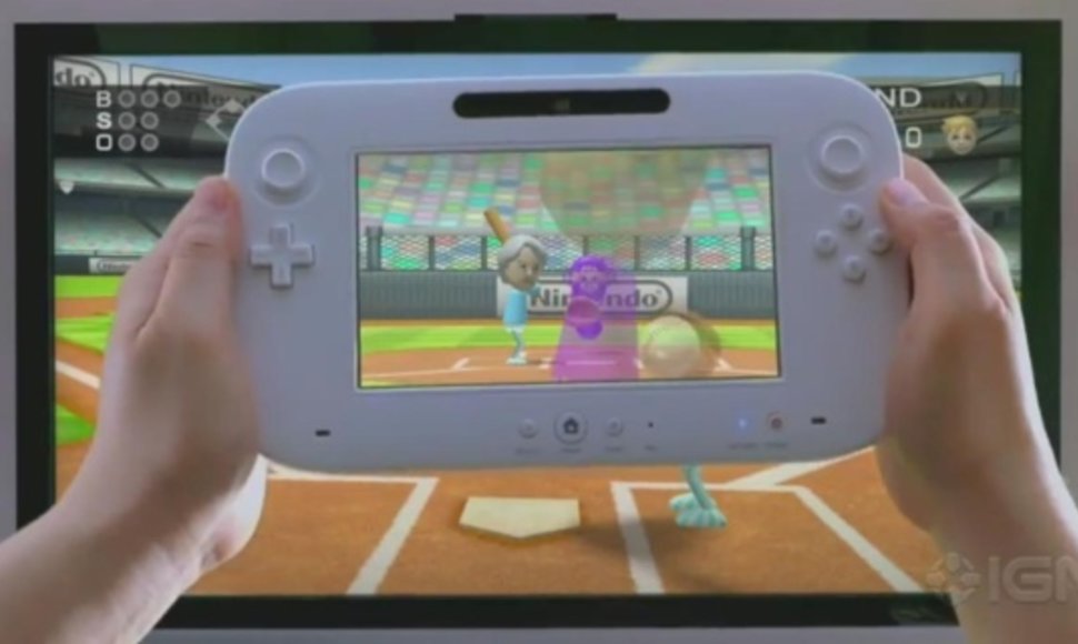 „Nintendo“ vaizdo žaidimų konsolė „Wii U“.