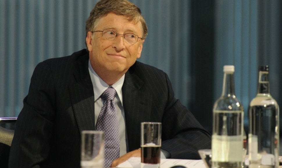 Vienas iš kompanijos „Microsoft“ įkūrėjų bei ilgametis vadovas Billas Gatesas.