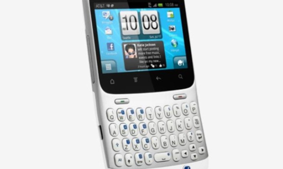 Kompanija HTC pristatė pirmąjį „Facebook“ telefoną „HTC Status“.
