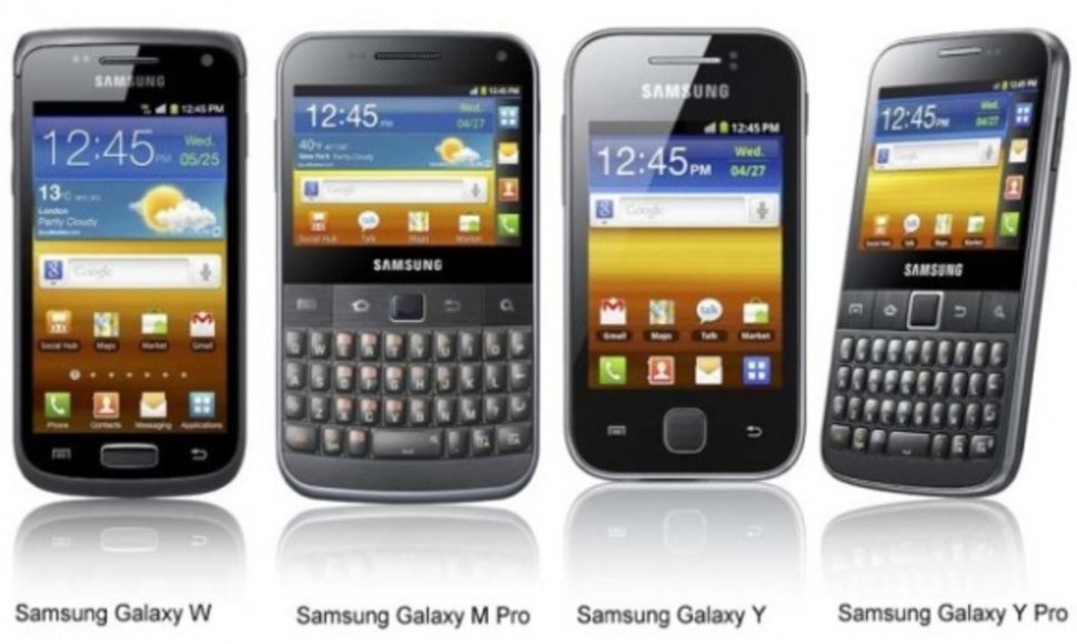 Kompanijos „Samsung“ pristatė naujus „Galaxy“ serijos išmaniuosius telefonus.