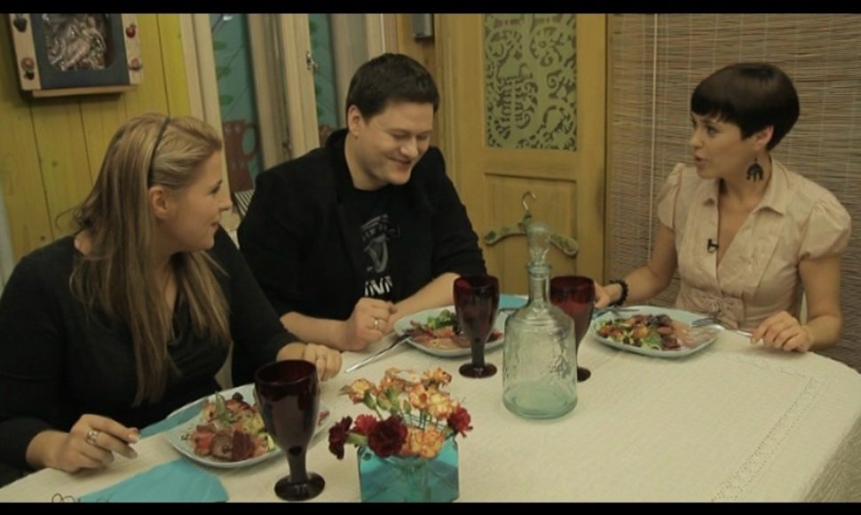 Merūnas ir Erika Vitulskiai svečiavosi Nomedos laidoje „Skanus pokalbis“.