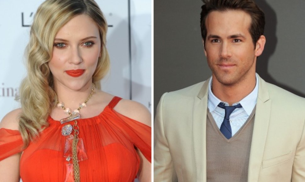 Scarlett Johansson ir Ryanas Reynoldsas