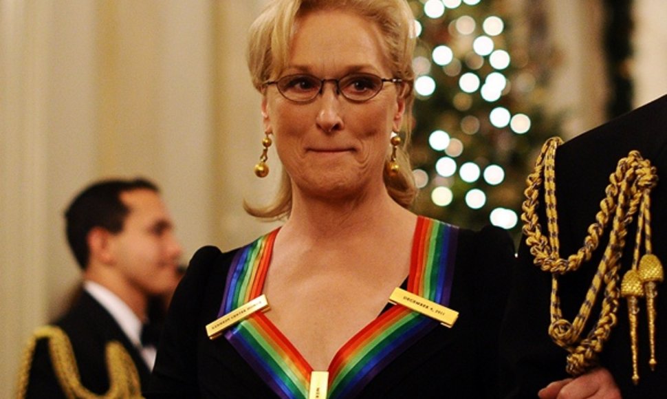 Ant Meryl Streep kaklo – Johno F. Kennedy centro apdovanojimas