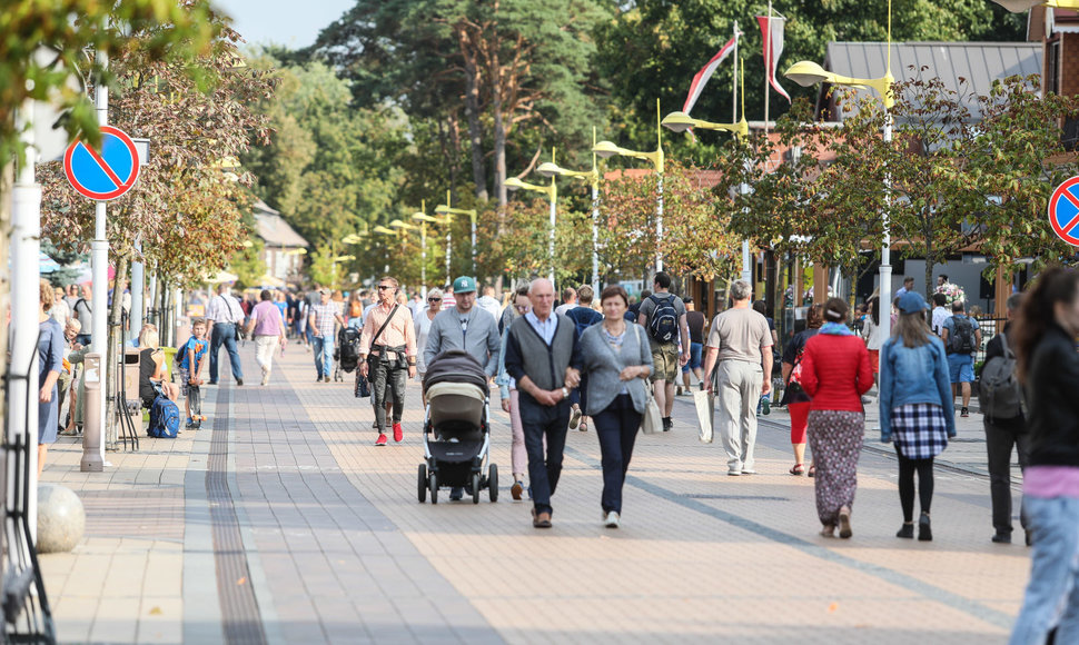 Rudenėjančio pajūrio spalvos