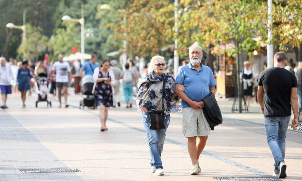 Rudenėjančio pajūrio spalvos