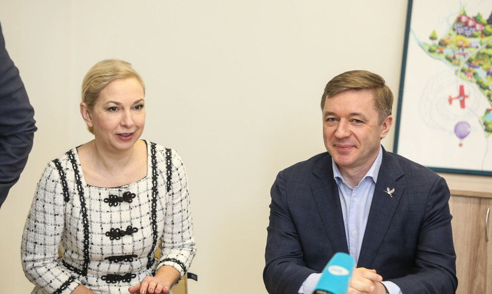 Jolanta Šmidtienė ir Ramūnas Karbauskis