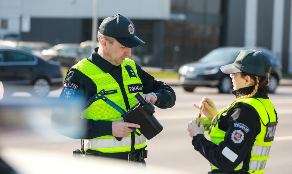 Policijos priemonė Kaune