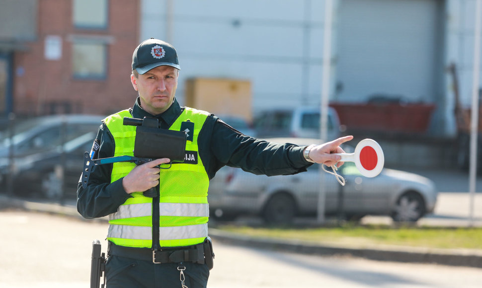 Policijos priemonė Kaune