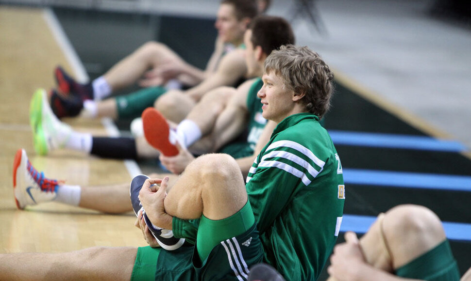 Kauno „Žalgirio“ treniruotė