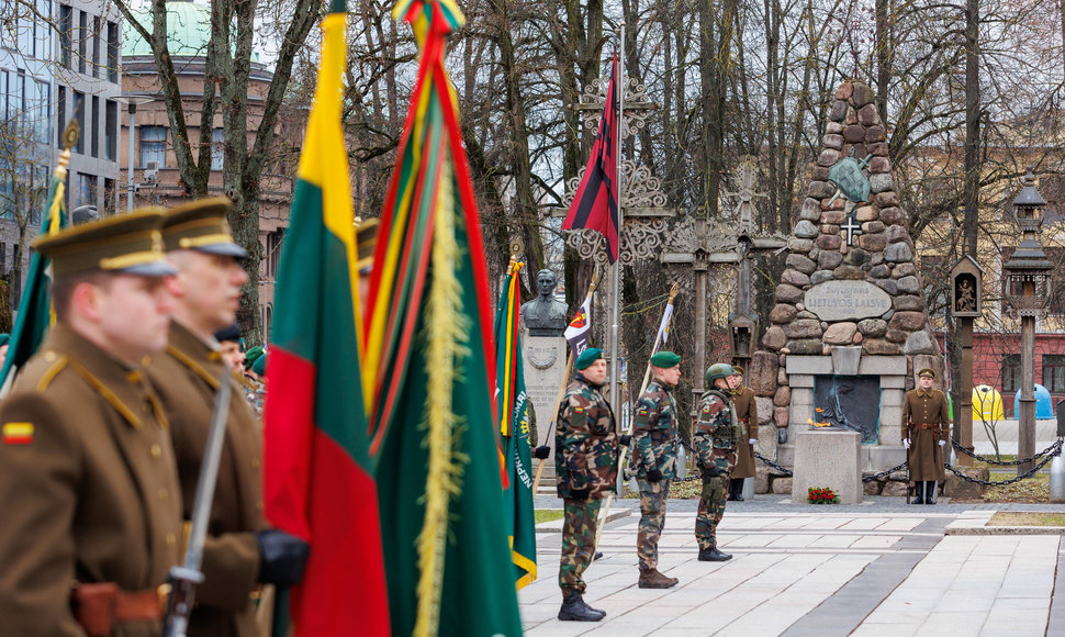 Šaulių vėliavos perdavimo ceremonija