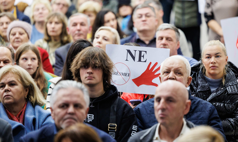 Domeikavos bendruomenės protestas