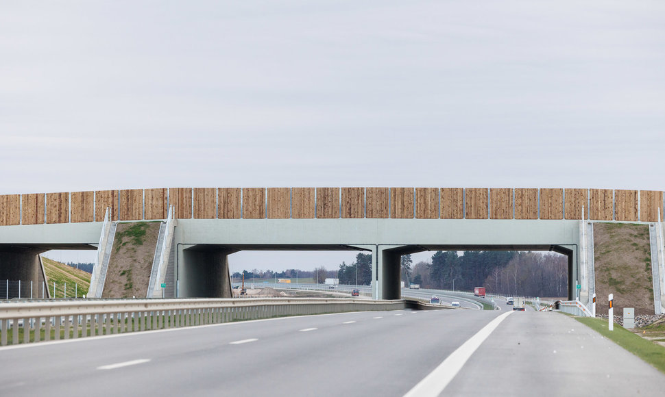 The Bridge of Beasts over the A5 motorway