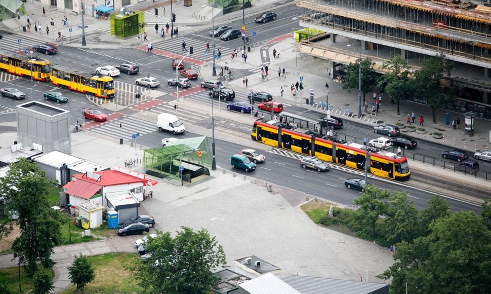 Varšuva iš apžvalgos bokšto