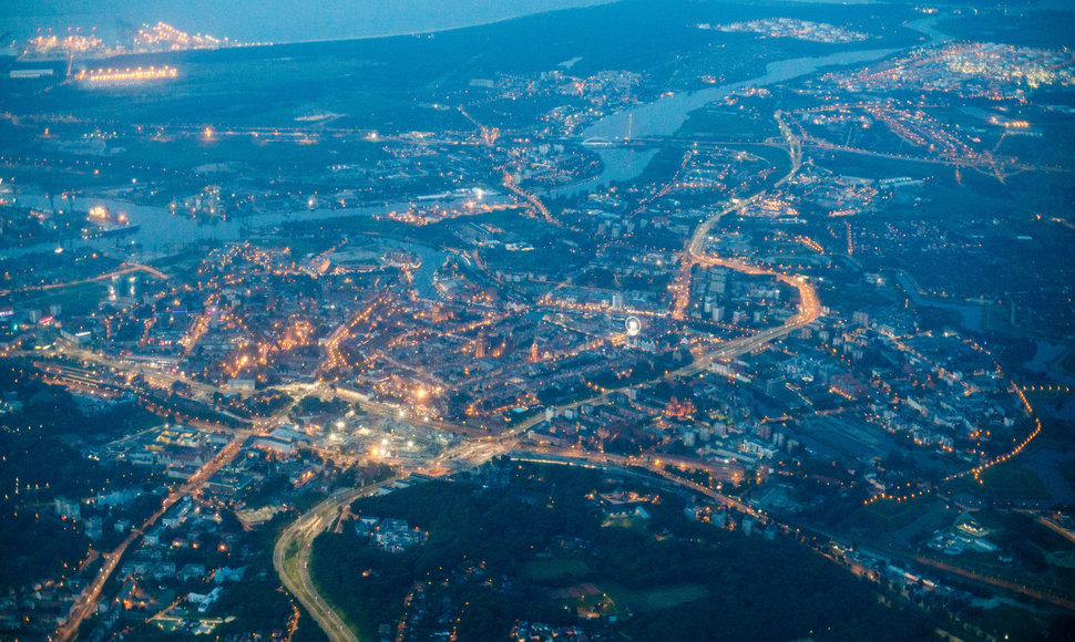 Gdanskas iš paukščio skrydžio