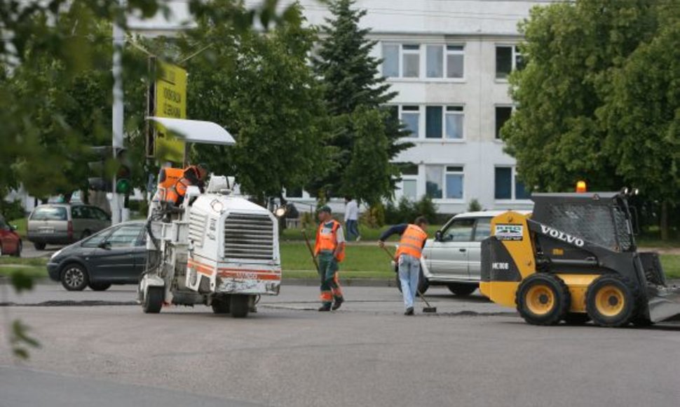 Šiemet Kaune bus remontuojama mažiau gatvių.