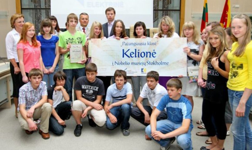 Konkurso nugalėtojais paskelbti Kauno P.Vileišio vidurinės mokyklos septintokai.