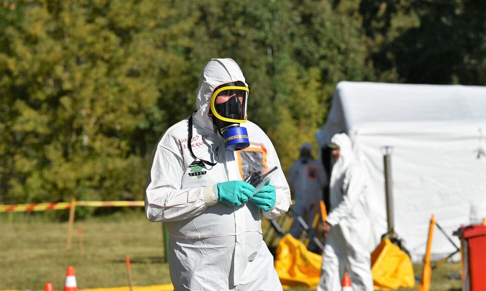 Radiacinės saugos pratybos Vilniaus rajone