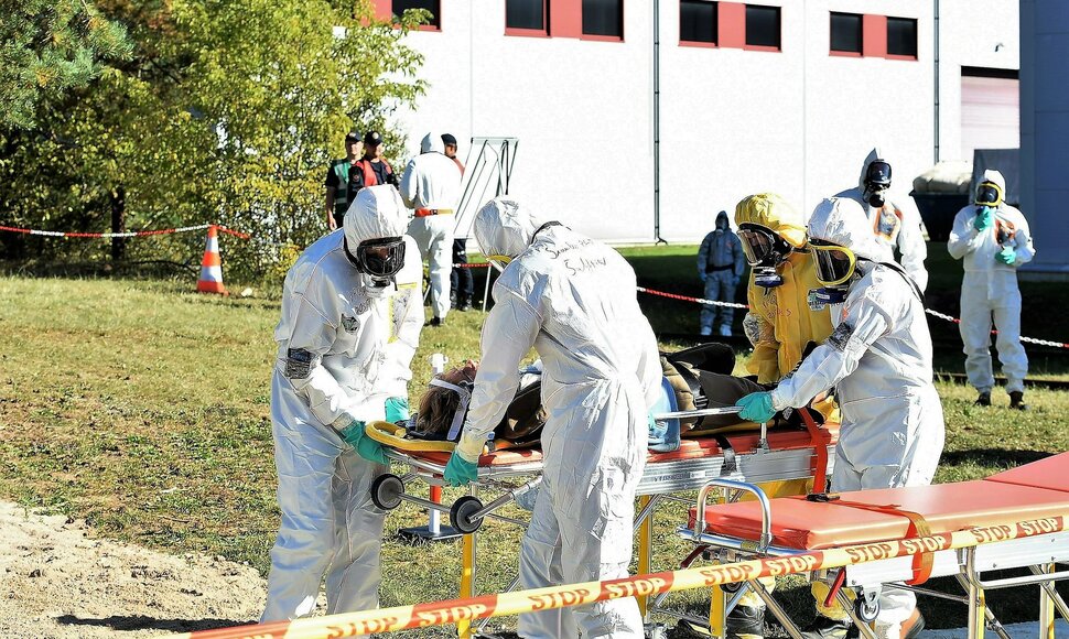 Radiacinės saugos pratybos Vilniaus rajone