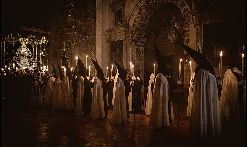 &Scaron;ventosios Savaitės procesijos dalyviai &ndash; nazarėnai