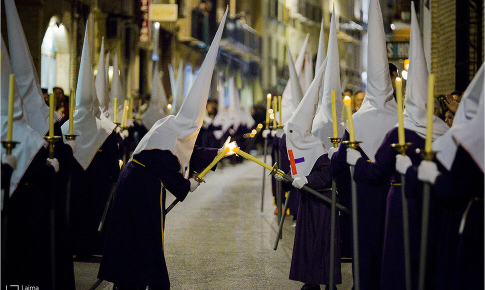 &Scaron;ventosios Savaitės procesijos dalyviai &ndash; nazarėnai