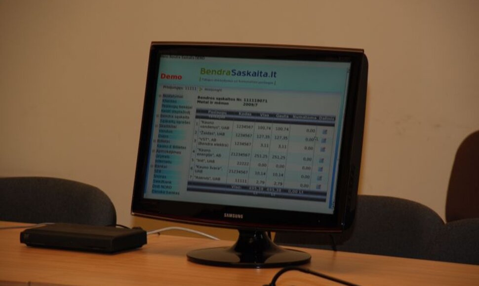 Projekto BendraSaskaita.lt sumanytojai siūlo apmokėti mokesčius naudojantis skaitmenine TV.