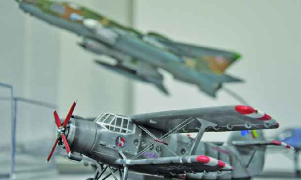 Muziejuje bus galima apžiūrėti kelis šimtus aviacijos miniatiūrų.
