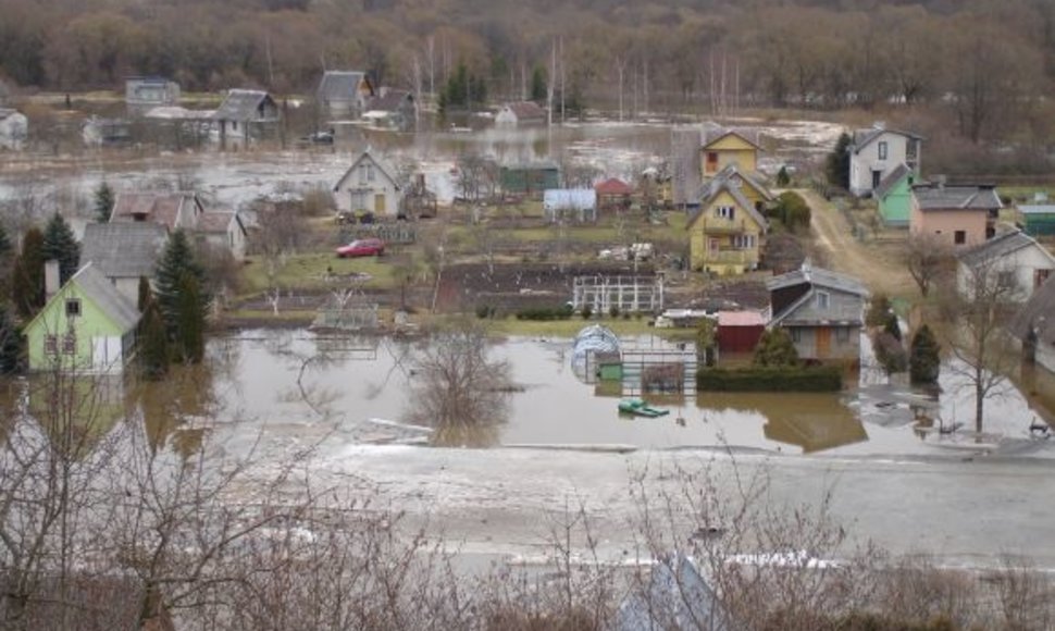 Potvynis Kauno rajone