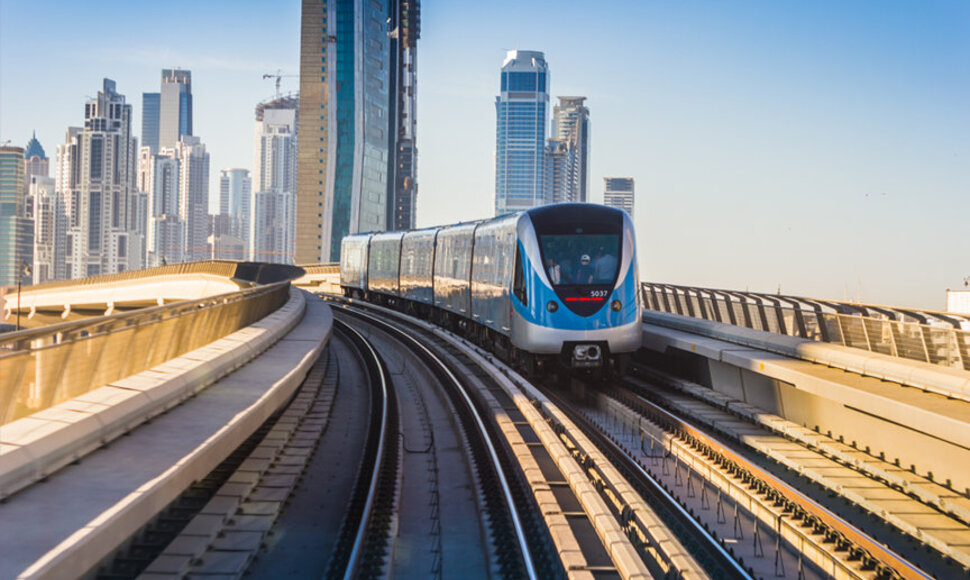 Traukiniai Dubajuje