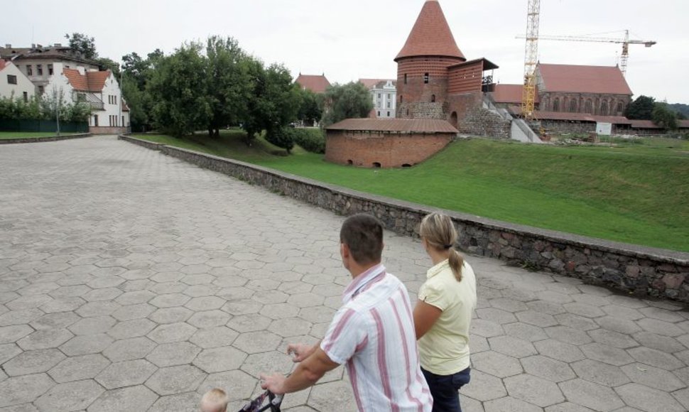 Kauno pilį aplanko didžioji dalis mieste viešinčių turistų.