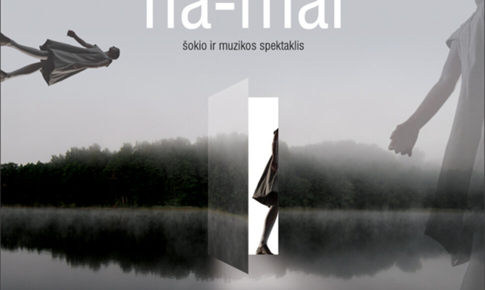Muzikos ir &scaron;okio spektaklio plakatas