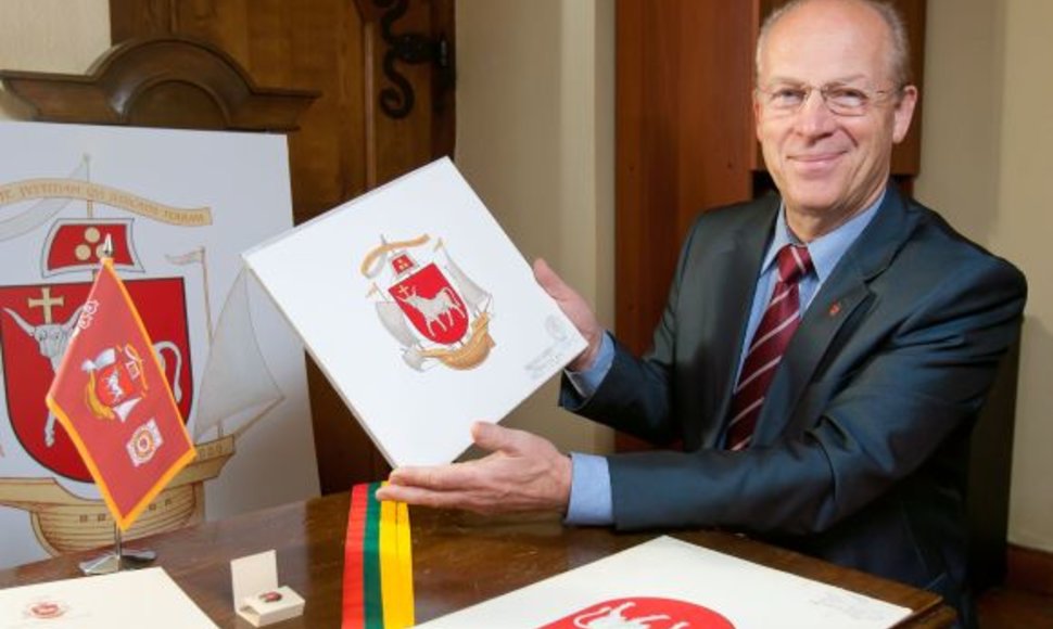 Kauno miesto ceremonmeisteris K.Ignatavičius ragina kauniečius didžiuotis savo miesto heraldika, kuri – išskirtinė ir pažymi miesto istoriją bei siekius.