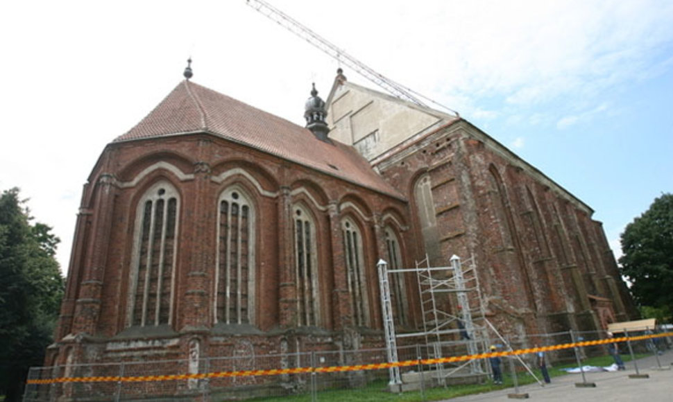 Šv. Jurgio Kankinio bažnyčia šiuo metu restauruojama.