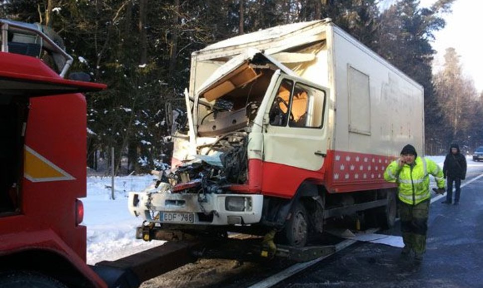 Avaryje ties Rumšiškėmis