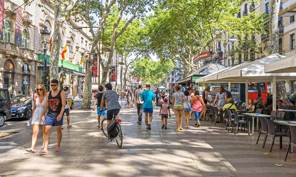 La Rambla – vieta, į kurią anksčiau ar vėliau ateina visi Barselonos lankytojai