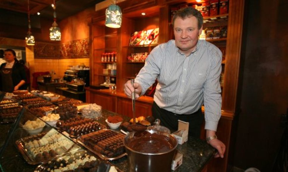 Naujos šokoladinės direktorius A.Jablonskas mano, jog ekonominio pakilimo metais laisvų patalpų miesto centre nebūtų gavęs.