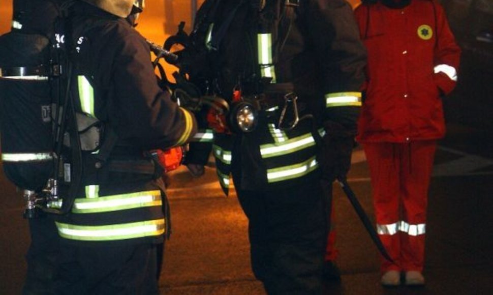 Gaisro gesinimo pratybose dalyvavo 9 ugniagesių ekipažai, policijos pareigūnai ir medikai.