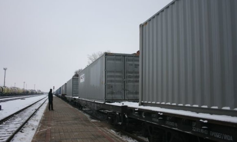 Konteineriais į iš Azijos į Vakarus bus vežami įvairiausios paskirties kroviniai. 