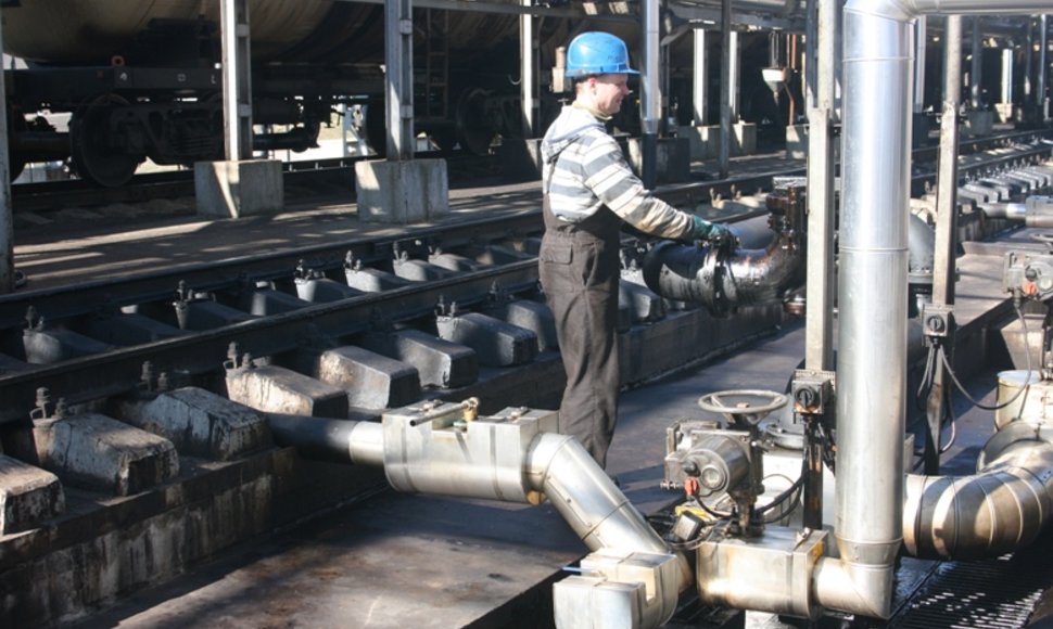 „Klaipėdos naftos“ bendrovės teritorijoje